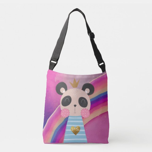 Kung Panda Crossbody Bags Axelväska (Framsida)
