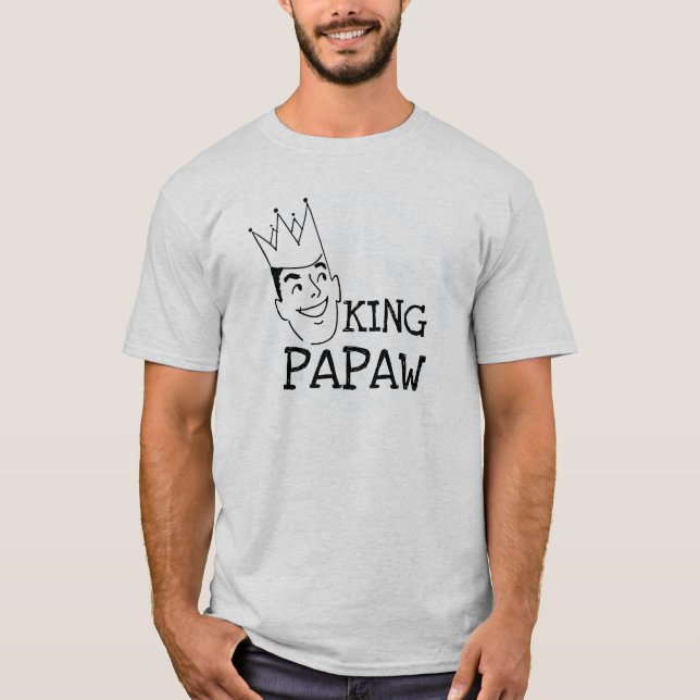 Kung Papaw T-shirts och presenter (Framsida)