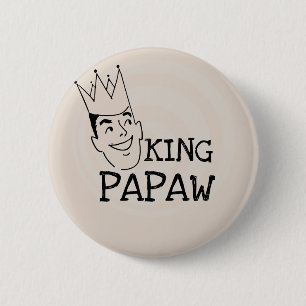 Kung Papaw T-shirts och presenter Knapp