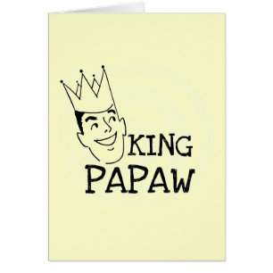 Kung Papaw T-shirts och presenter OBS Kort