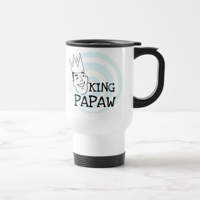 Kung Papaw T-shirts och presenter Resemugg (Höger)
