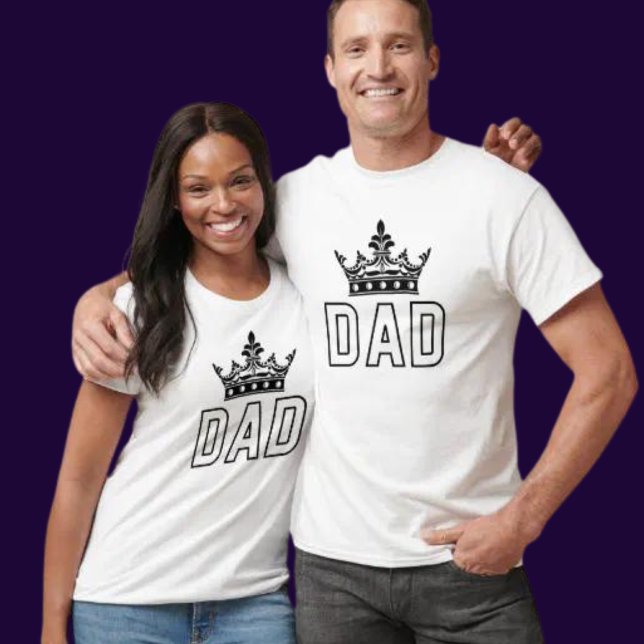 Kung Pappa ,Fars dag Gift T-Shirt (Skapare uppladdad)