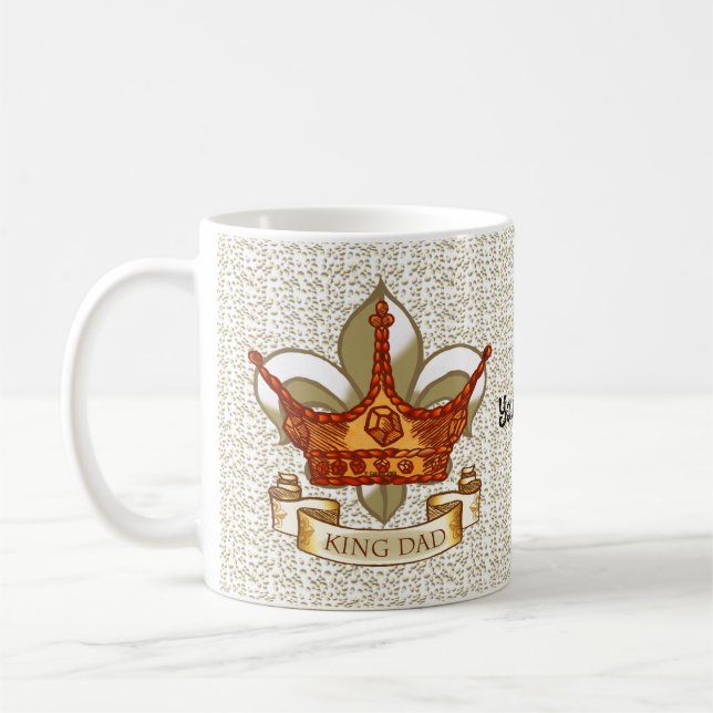 Kung Pappa Kunglig Krona   Kaffemugg (Vänster)