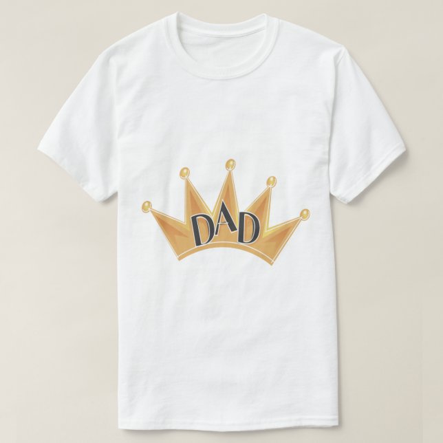 Kung Pappa Tee (Design framsida)