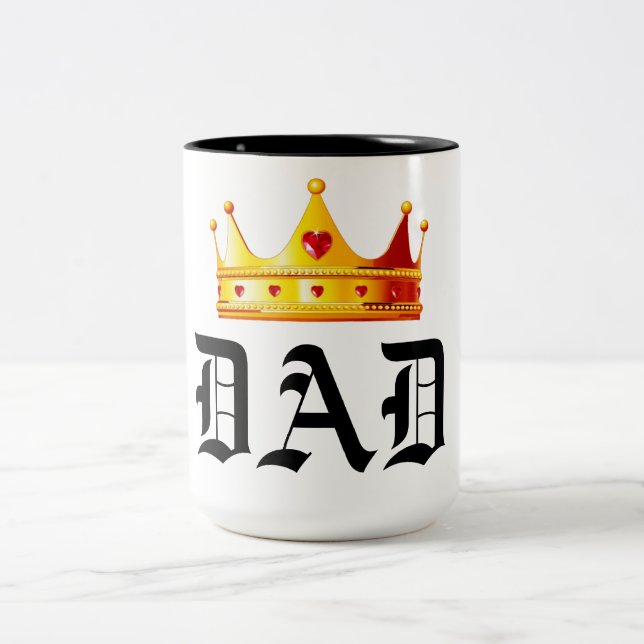 KUNG PAPPA Två-Tonad MUGG (Center)