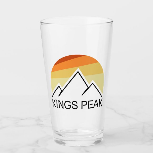 Kung Peak Utah Retro Glaskopp (Framsida)