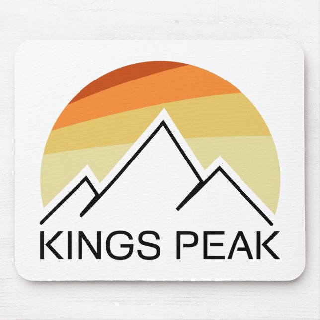 Kung Peak Utah Retro Musmatta (Framsidan)