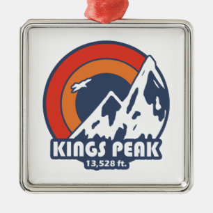 Kung Peak Utah Sol Eagle Julgransprydnad Metall