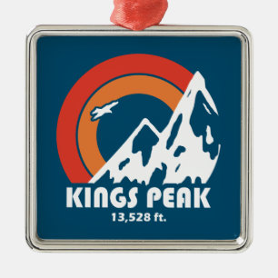Kung Peak Utah Sol Eagle Julgransprydnad Metall