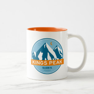 Kung Peak Utah Stars Måne Två-Tonad Mugg