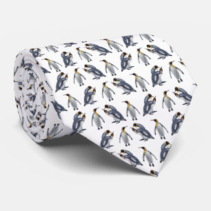 Kung Penguin Frenzy Tie (välj Färg) Slips