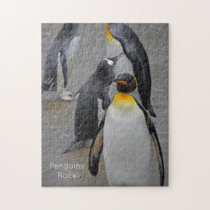 Kung Penguin & Friends Edinburgh Zoo Scotland Pussel