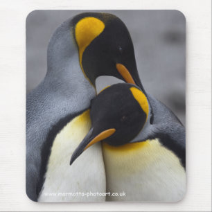 Kung Penguins i Kärlek Mousemat Musmatta