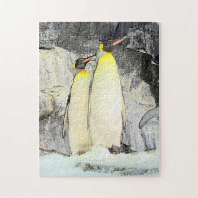 Kung Penguins Puzzle Pussel (Vertikal)