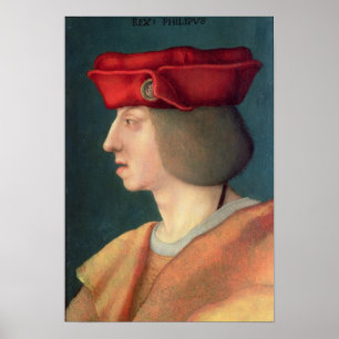 Kung Philip mig "det stiligt" av Spanien Poster