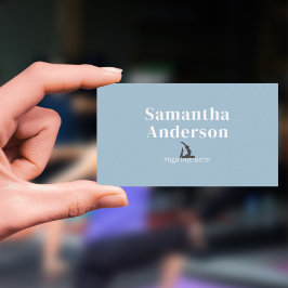 Kung Pigeon Pose - Yoga Instructor Visitkort