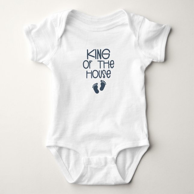 Kung, Pojke födelsedag T Shirt (Framsida)
