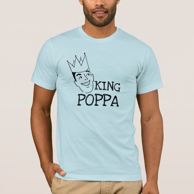 Kung Poppa T-shirts och presenter (Framsida)