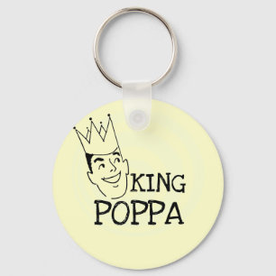 Kung Poppa T-shirts och presenter Nyckelring