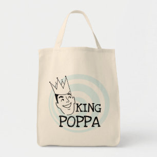 Kung Poppa T-shirts och presenter Tygkasse
