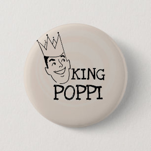 Kung Poppi T-tröjor och presenter Knapp