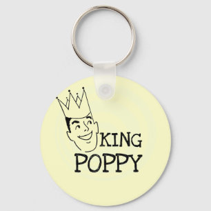 Kung Poppy T-shirts och Gifts Nyckelring