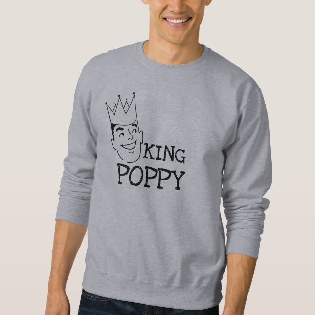Kung Poppy T-shirts och Gifts Sweatshirt (Framsida)