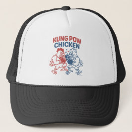 Kung Pow Chicken Funny Food Pun Keps