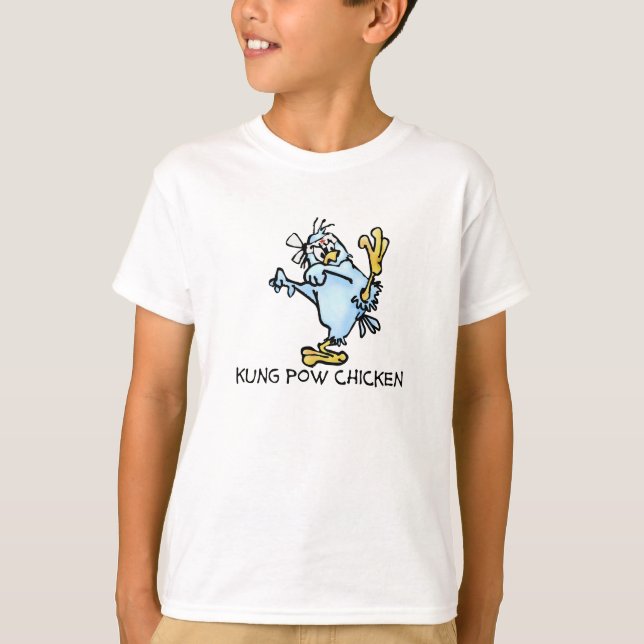 Kung Pow Chicken Tee Shirt (Framsida)