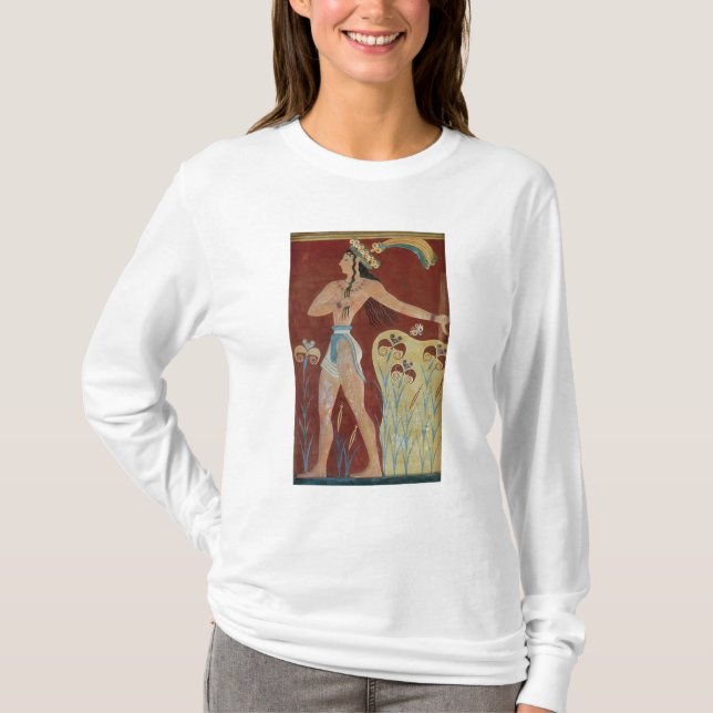 Kung-Präst eller Prince med liljar T Shirt (Framsida)