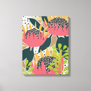 Kung Protea I Canvastryck