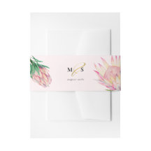 Kung Protea Rosa Bröllop