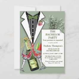 Kung Protea Tuxedo Corsage Bachelor Party