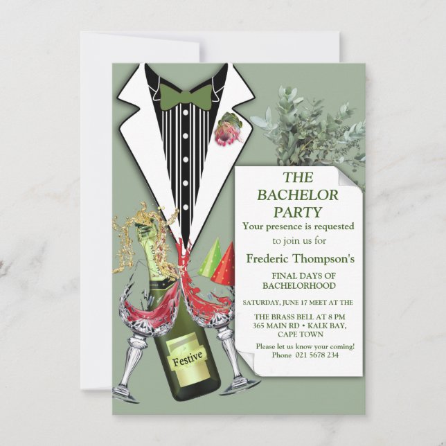 Kung Proteas Smokingjaktsblomma Svärmning (Framsida)