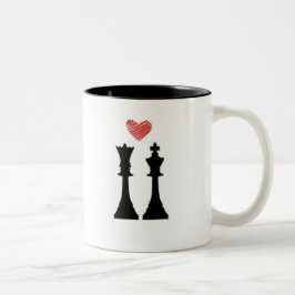 Kung & Queen Chess Mugg