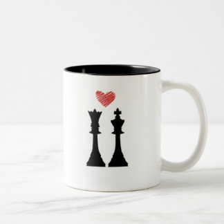 Kung & Queen Chess Mugg