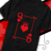 Kung Queen Hearts Matching Couple Queen of Hearts