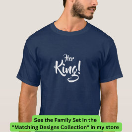 Kung Queen Prince Princess Matching Family T Shirt