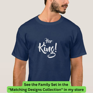 Kung Queen Prince Princess Matching Family T Shirt