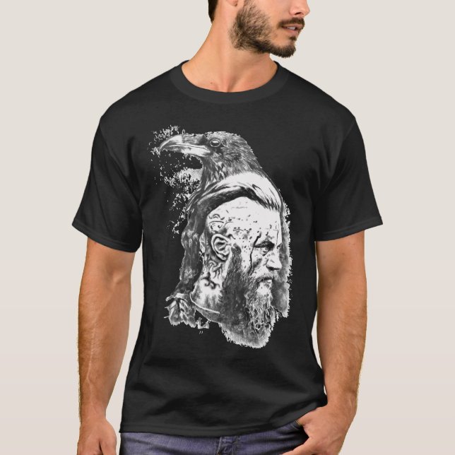 KUNG RAGNAR LOTHBROK - VIKINGS Premium T-Shirt (Framsida)