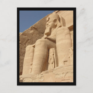 Kung Ramses Abu Simbel Egypten Vykort