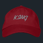 KUNG Red Färg Toppen Handsome Elegant-Hat Visor Broderad Keps<br><div class="desc">KUNG Red Färg Toppen Handsome Elegant-Hat Visor Embroied Baseball Cap. Stil -Alternative Apparel Basic Justable Cap Hat Namn - KUNG Hat Färg - Red Font Namn - OESCO-skript Skapar din egen text Namn eller Skapar egen text, lätt att redigera eller ändra Hat/Cap-text. Beställer fler beställningar i dag, uppgradera ditt liv...</div>
