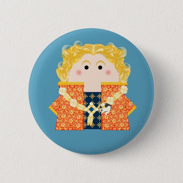 Kung Richard II av England Knapp (Framsida)