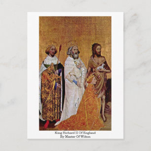 Kung Richard II i England av Wiltons befälhavare Vykort