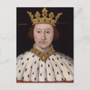 Kung Richard II i England Vykort