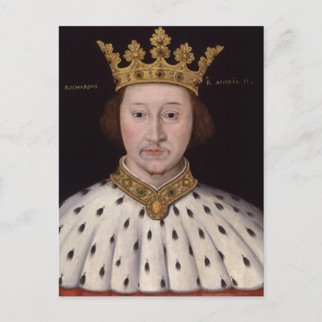 Kung Richard II i England Vykort (Framsida)