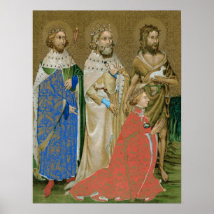 Kung Richard II - Wilton Diptych Poster