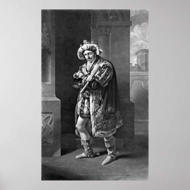 Kung Richard III 1814 Poster (Framsidan)