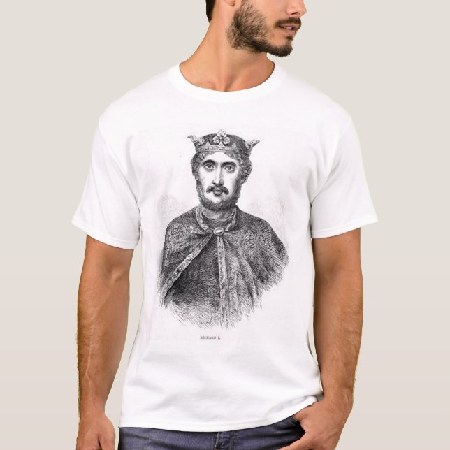 Kung Richard Lionhearten Tee Shirt (Framsida)