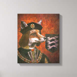 Kung Richard Tredje Fox Canvas